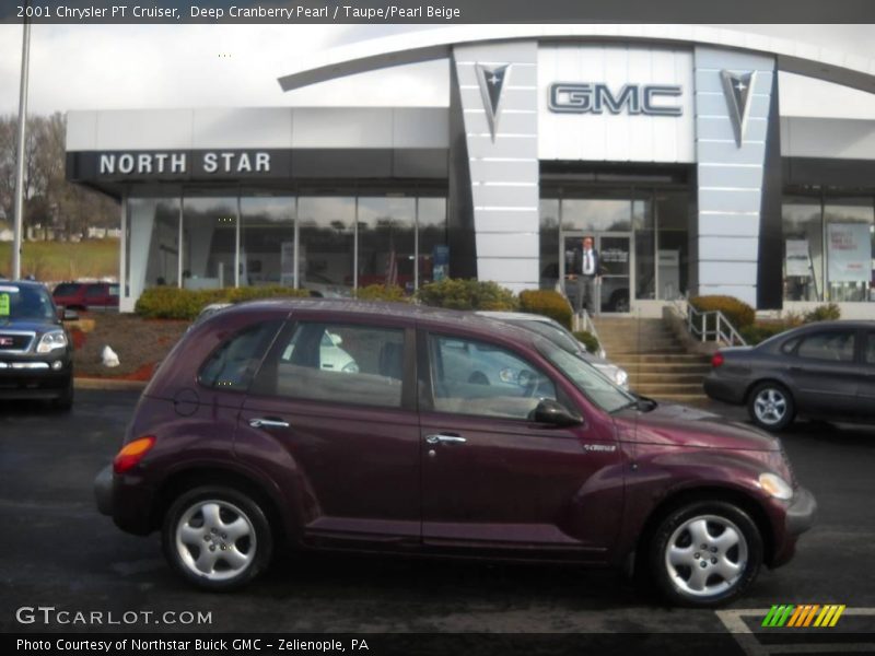Deep Cranberry Pearl / Taupe/Pearl Beige 2001 Chrysler PT Cruiser