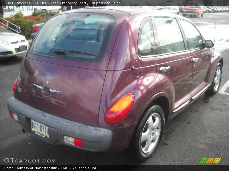 Deep Cranberry Pearl / Taupe/Pearl Beige 2001 Chrysler PT Cruiser
