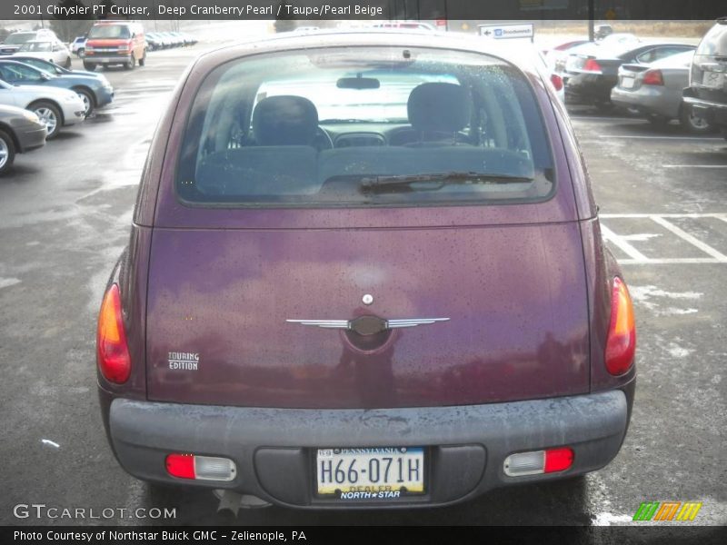 Deep Cranberry Pearl / Taupe/Pearl Beige 2001 Chrysler PT Cruiser