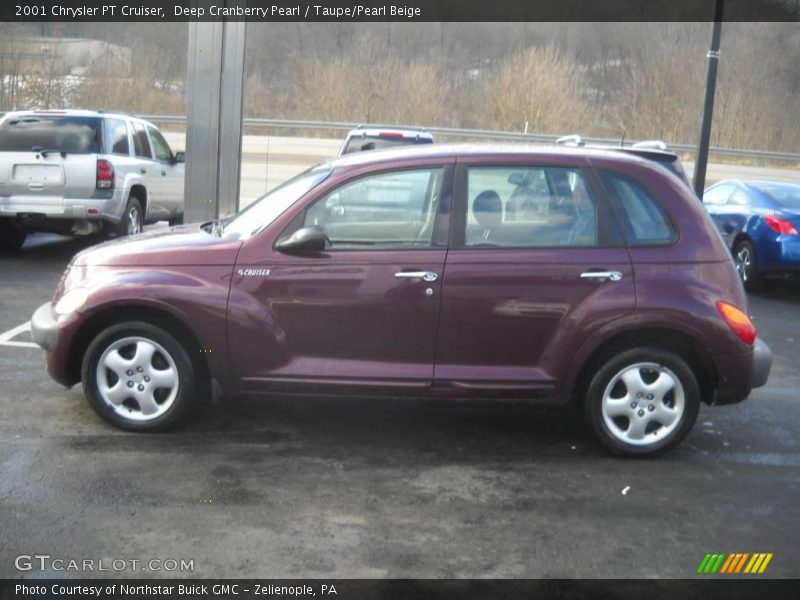 Deep Cranberry Pearl / Taupe/Pearl Beige 2001 Chrysler PT Cruiser