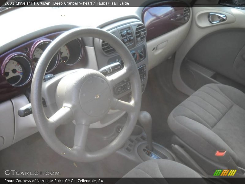 Deep Cranberry Pearl / Taupe/Pearl Beige 2001 Chrysler PT Cruiser