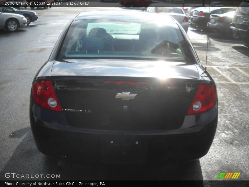 Black / Gray 2006 Chevrolet Cobalt LS Sedan
