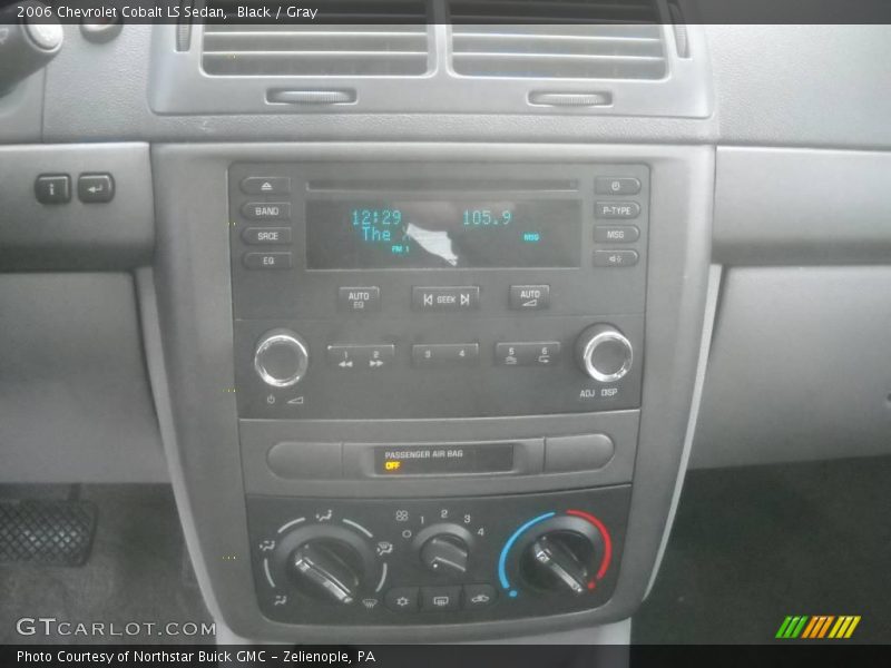 Black / Gray 2006 Chevrolet Cobalt LS Sedan