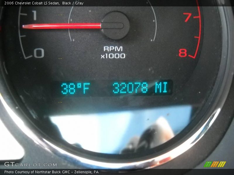 Black / Gray 2006 Chevrolet Cobalt LS Sedan
