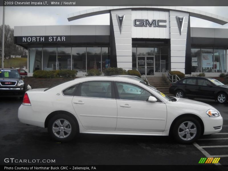 White / Neutral 2009 Chevrolet Impala LT