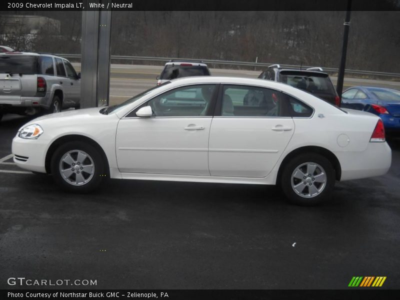 White / Neutral 2009 Chevrolet Impala LT