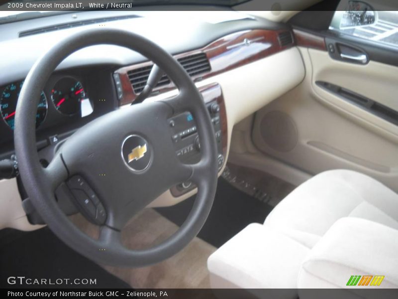 White / Neutral 2009 Chevrolet Impala LT