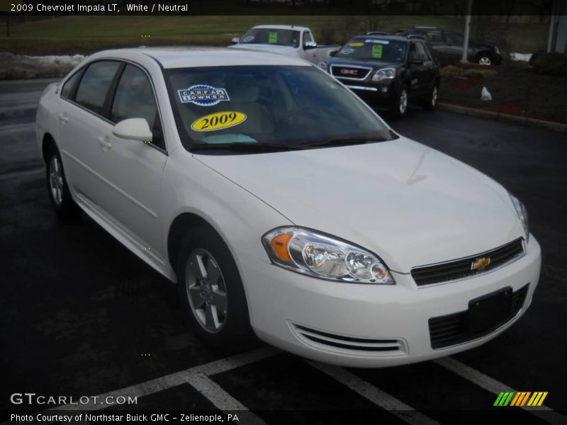 White / Neutral 2009 Chevrolet Impala LT