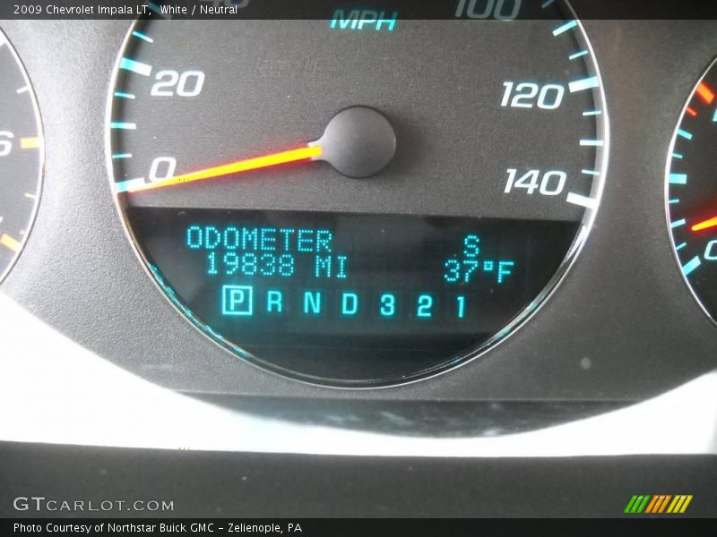 White / Neutral 2009 Chevrolet Impala LT