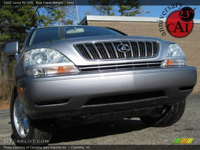 Blue Vapor Metallic / Ivory 2002 Lexus RX 300