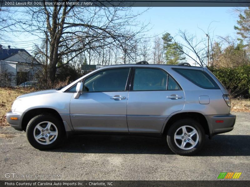 Blue Vapor Metallic / Ivory 2002 Lexus RX 300