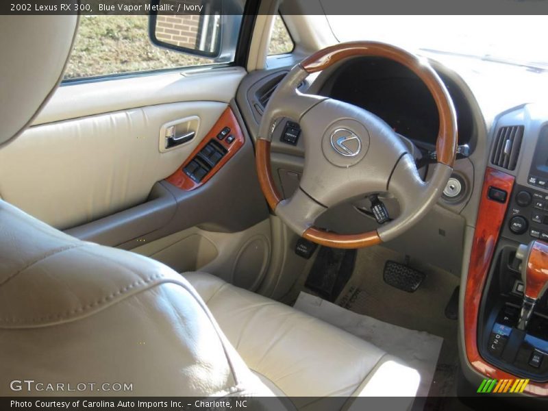 Blue Vapor Metallic / Ivory 2002 Lexus RX 300