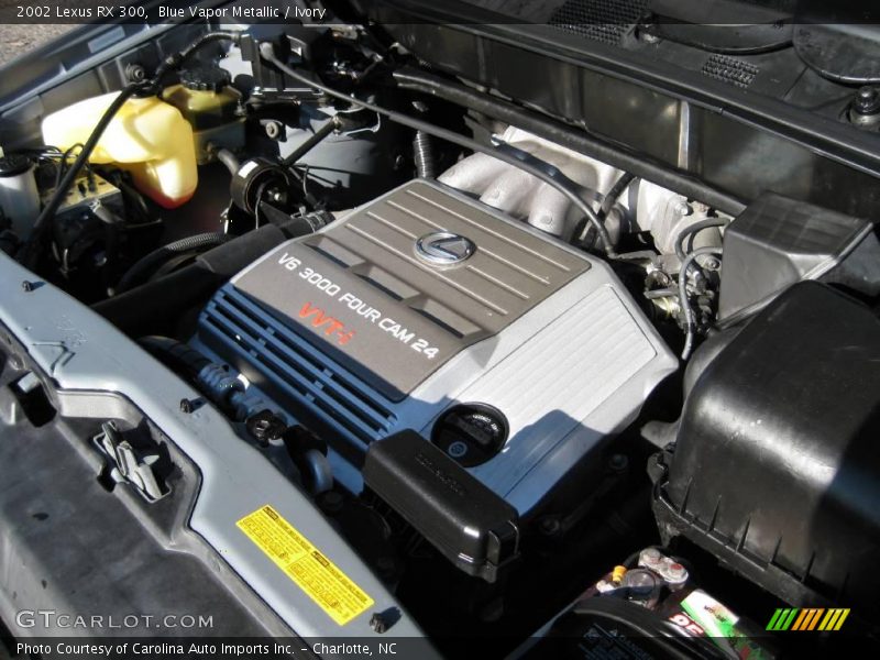 Blue Vapor Metallic / Ivory 2002 Lexus RX 300