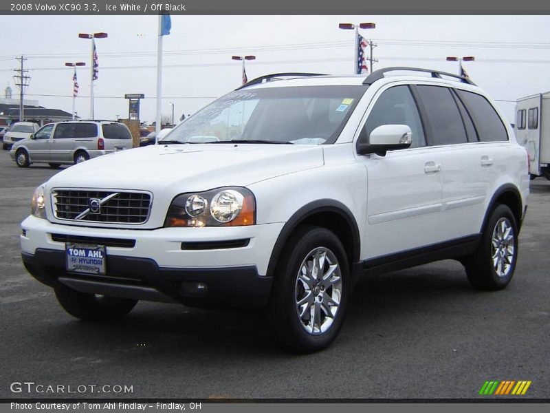 Ice White / Off Black 2008 Volvo XC90 3.2