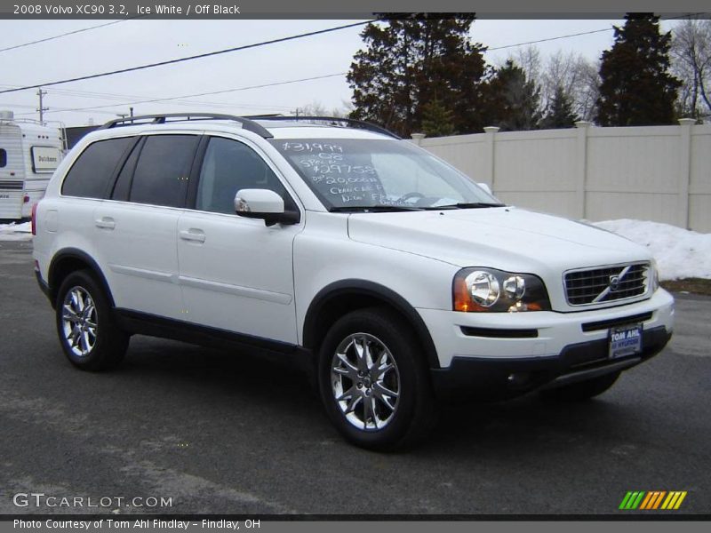 Ice White / Off Black 2008 Volvo XC90 3.2