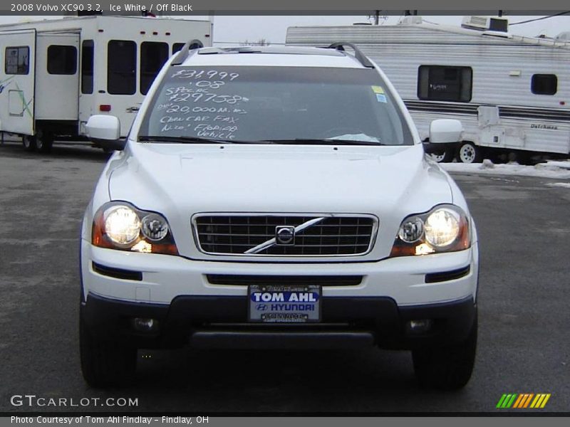 Ice White / Off Black 2008 Volvo XC90 3.2