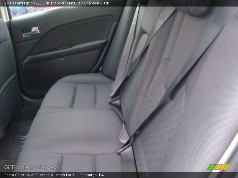Brilliant Silver Metallic / Charcoal Black 2010 Ford Fusion SE