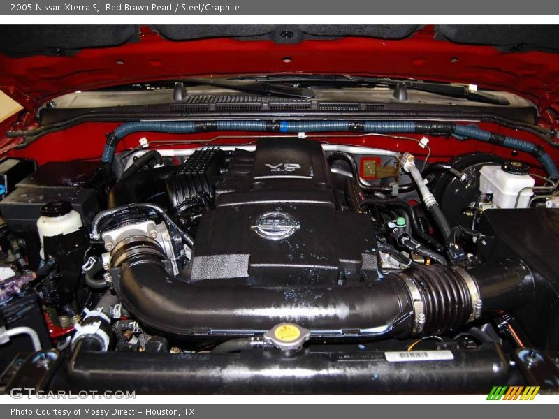 Red Brawn Pearl / Steel/Graphite 2005 Nissan Xterra S