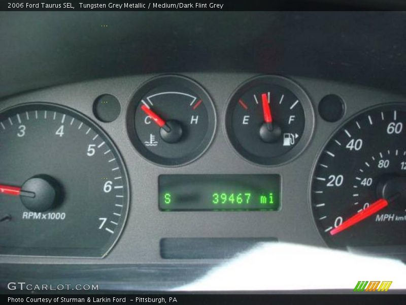 Tungsten Grey Metallic / Medium/Dark Flint Grey 2006 Ford Taurus SEL
