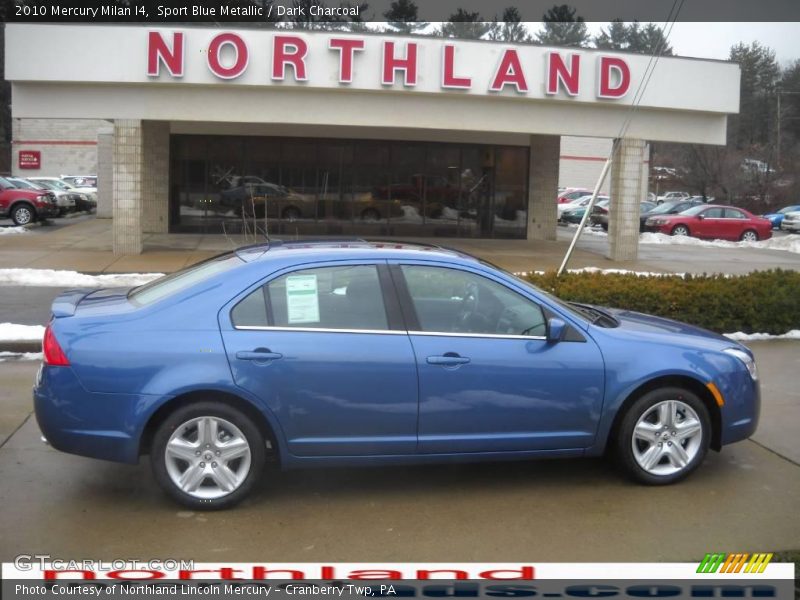 Sport Blue Metallic / Dark Charcoal 2010 Mercury Milan I4