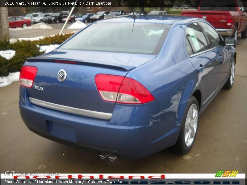 Sport Blue Metallic / Dark Charcoal 2010 Mercury Milan I4