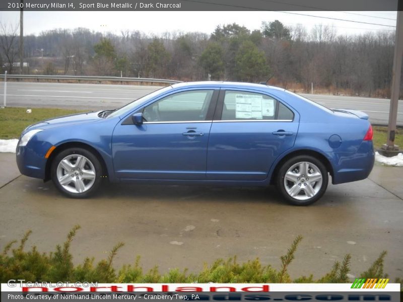 Sport Blue Metallic / Dark Charcoal 2010 Mercury Milan I4