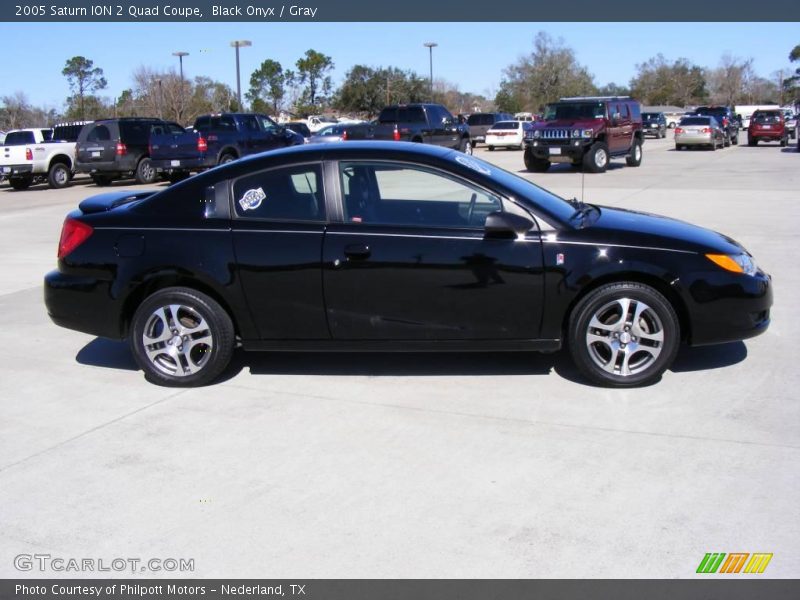 Black Onyx / Gray 2005 Saturn ION 2 Quad Coupe