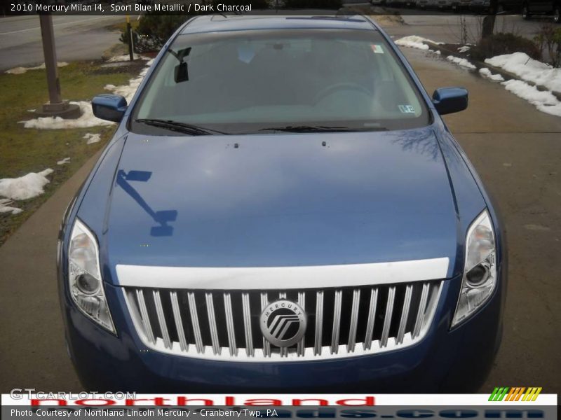 Sport Blue Metallic / Dark Charcoal 2010 Mercury Milan I4