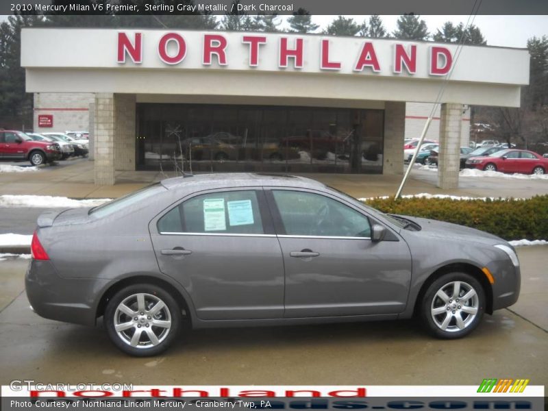 Sterling Gray Metallic / Dark Charcoal 2010 Mercury Milan V6 Premier