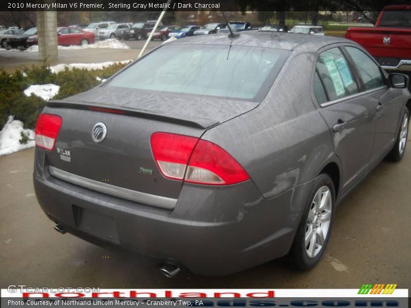 Sterling Gray Metallic / Dark Charcoal 2010 Mercury Milan V6 Premier