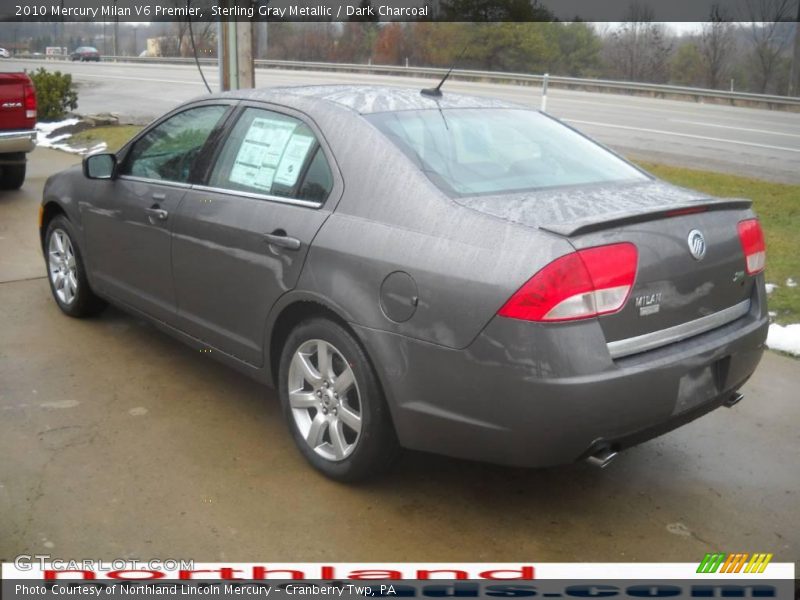 Sterling Gray Metallic / Dark Charcoal 2010 Mercury Milan V6 Premier