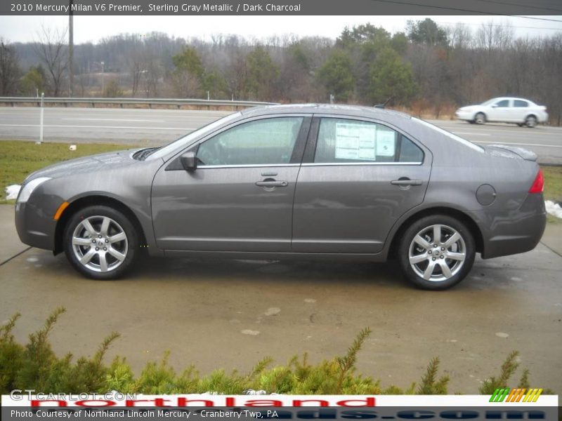 Sterling Gray Metallic / Dark Charcoal 2010 Mercury Milan V6 Premier