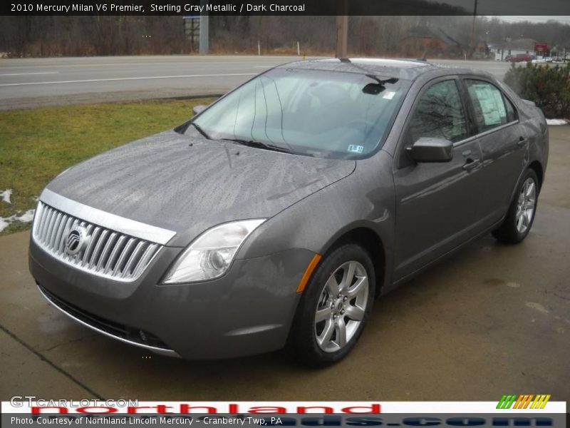 Sterling Gray Metallic / Dark Charcoal 2010 Mercury Milan V6 Premier