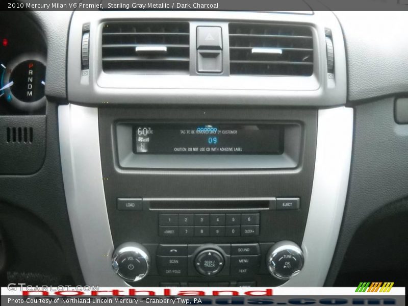 Sterling Gray Metallic / Dark Charcoal 2010 Mercury Milan V6 Premier
