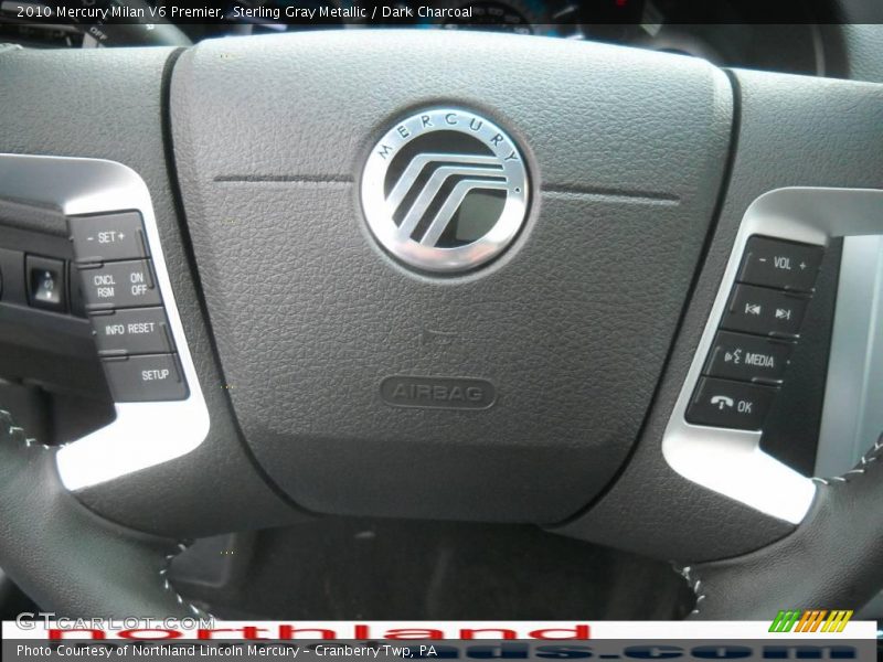 Sterling Gray Metallic / Dark Charcoal 2010 Mercury Milan V6 Premier