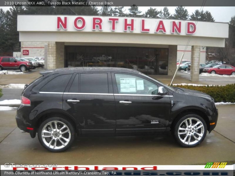 Tuxedo Black Metallic / Charcoal Black 2010 Lincoln MKX AWD