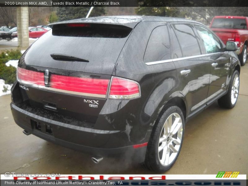 Tuxedo Black Metallic / Charcoal Black 2010 Lincoln MKX AWD