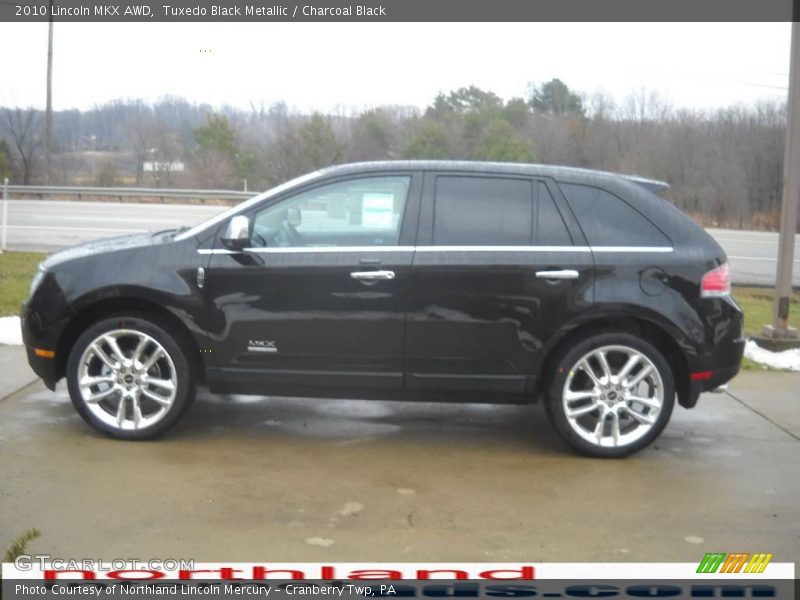 Tuxedo Black Metallic / Charcoal Black 2010 Lincoln MKX AWD