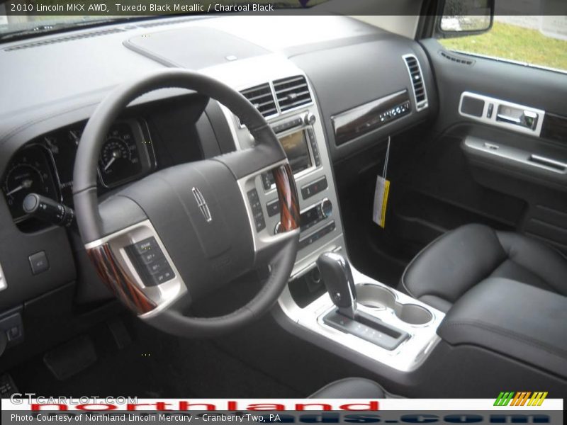 Tuxedo Black Metallic / Charcoal Black 2010 Lincoln MKX AWD