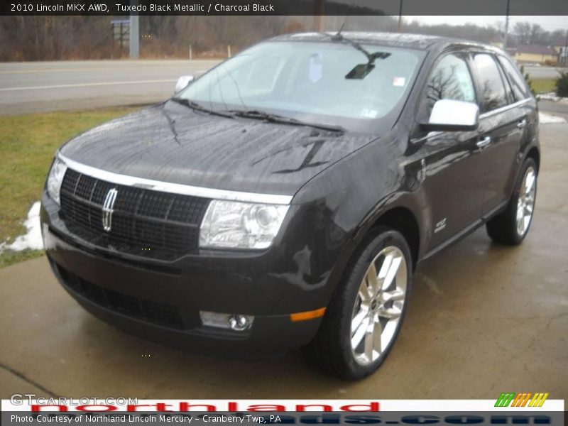 Tuxedo Black Metallic / Charcoal Black 2010 Lincoln MKX AWD