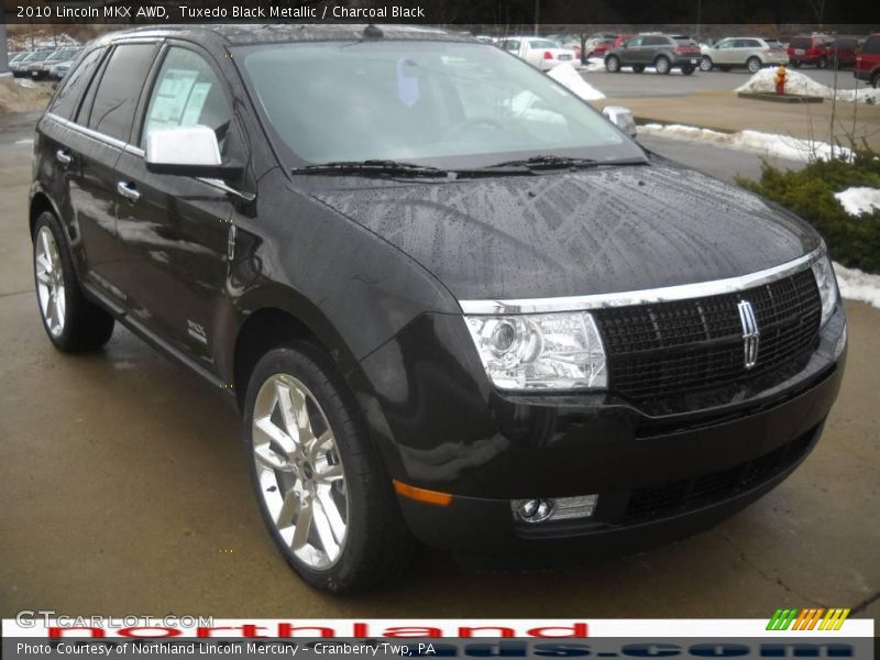 Tuxedo Black Metallic / Charcoal Black 2010 Lincoln MKX AWD