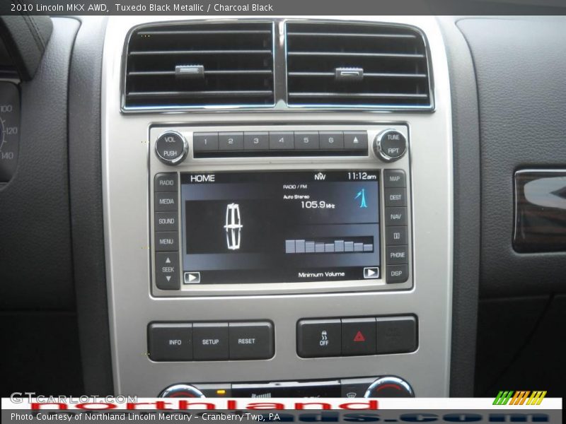 Tuxedo Black Metallic / Charcoal Black 2010 Lincoln MKX AWD