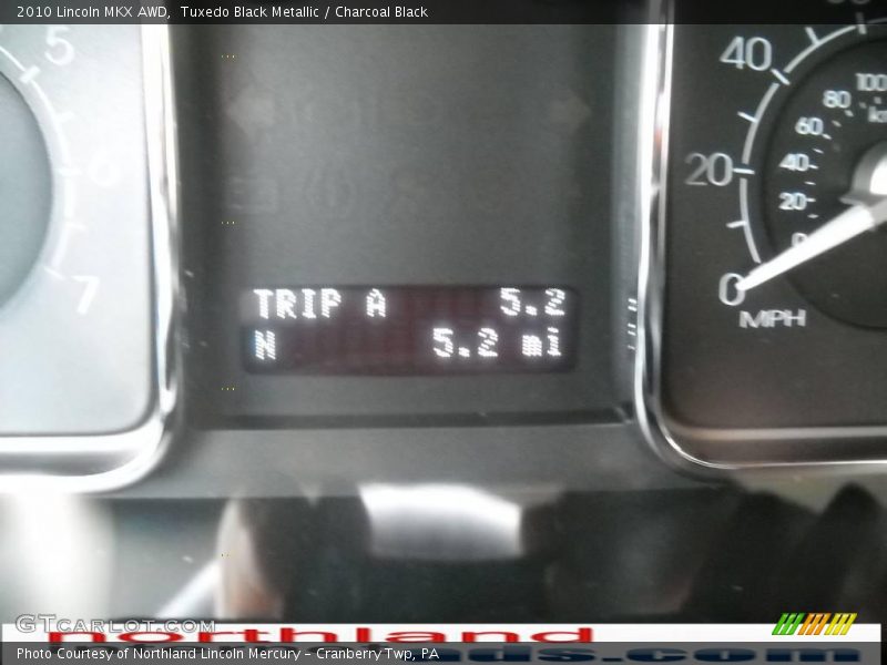 Tuxedo Black Metallic / Charcoal Black 2010 Lincoln MKX AWD