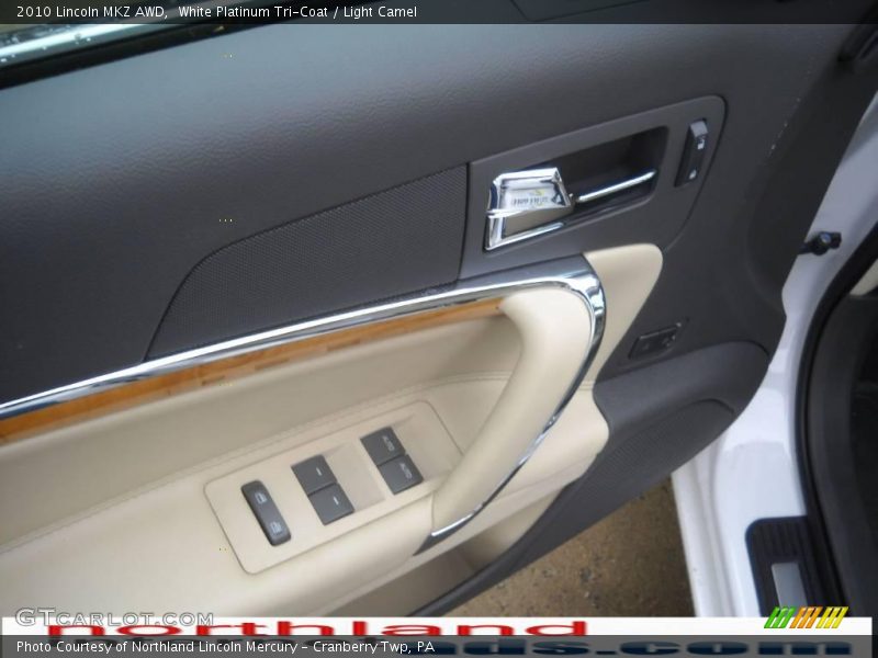 White Platinum Tri-Coat / Light Camel 2010 Lincoln MKZ AWD