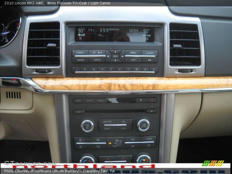 White Platinum Tri-Coat / Light Camel 2010 Lincoln MKZ AWD