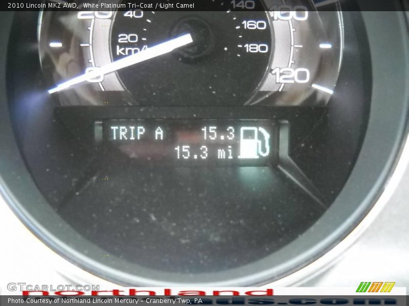 White Platinum Tri-Coat / Light Camel 2010 Lincoln MKZ AWD