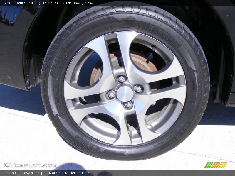 Black Onyx / Gray 2005 Saturn ION 2 Quad Coupe