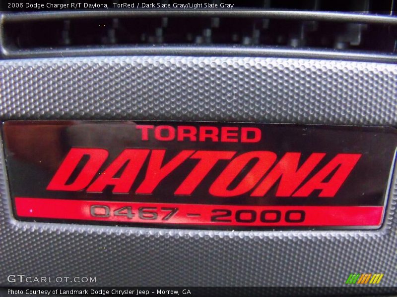 TorRed / Dark Slate Gray/Light Slate Gray 2006 Dodge Charger R/T Daytona