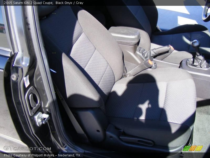Black Onyx / Gray 2005 Saturn ION 2 Quad Coupe