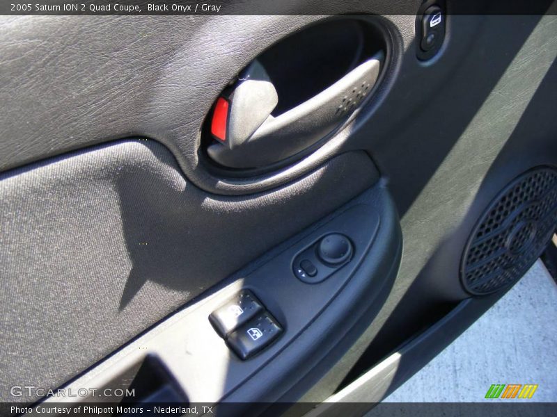 Black Onyx / Gray 2005 Saturn ION 2 Quad Coupe